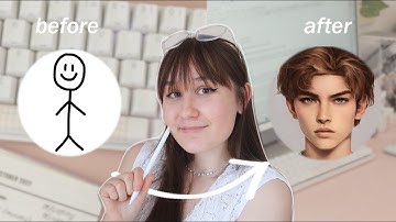 how to CREATE a CHARACTER from *SCRATCH*✍🏼my 3 step character developing process