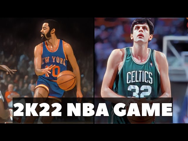 Classic League match】Walt Frazier vs Larry Bird｜'71-'72 New York Knicks vs  '85-'86 Boston Celtics 