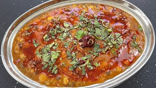 ढब मकस दल तडक बन पयज लहसन No Onion-Garlic Mixed Dal Tadka Ki Recipe Quick Dal