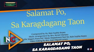 Video thumbnail of "Salamat po, sa Karagdagang Taon | Musicians from INC Music Department"