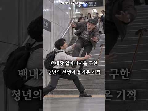 <strong>백내장</strong> 할아버지를 구한 청년의 선행이 불러온 기적 #숏드라마 #감동물 #시니어드라마 #ai드라마