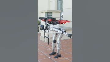 🚁#flyingrobot is REAL! Unitree G1 just merged with a transforming drone! #unitree  #humanoidrobot