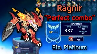 Brawlhalla : Ragnir Perfect combo!! Elo. Platinum