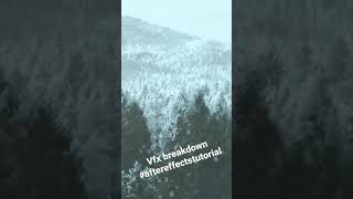 How to make snow in after effects #aftereffects #vfx #trending #challenge #vfxbreakdown