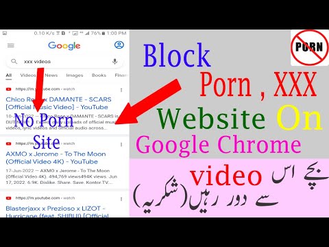 How to block porn,xxx website on google chrome/how to block adult website  in mobile 2022 - YouTube