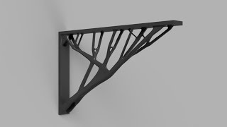 Generative Design Shelf Bracket Fusion 360 Tutorial