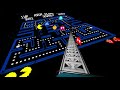 80's NEON Roller Coaster with PAC MAN & TRON (POV)