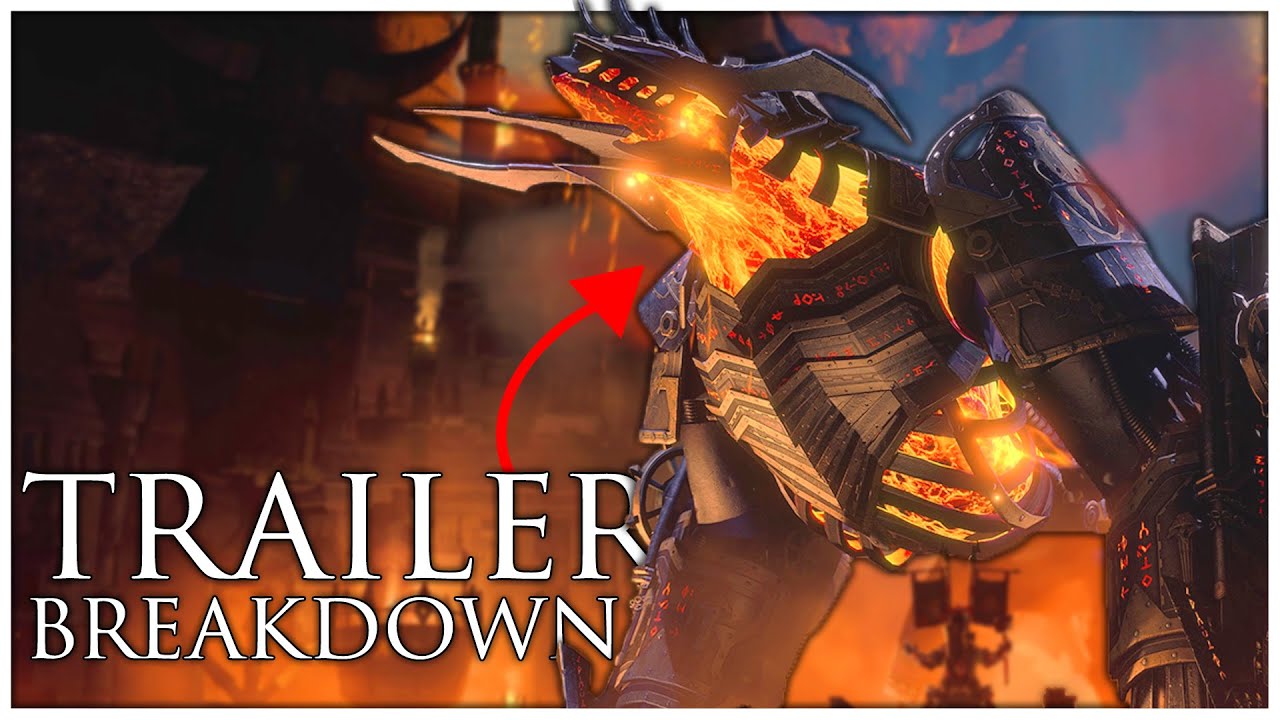 of the Chaos Dwarfs Trailer Breakdown Total War Warhammer 3