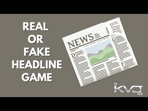 Real Or Fake Headline Game 11-30-2023