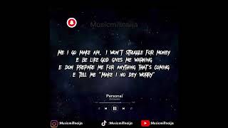 Zinoleesky - Personal (Lyrics Video)