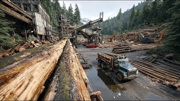 Incredible Logging & Firewood Processing Machines in Action