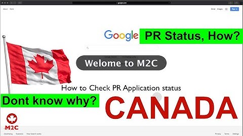 How to check  Canada PR application Status Online | Different status  explained for PR application