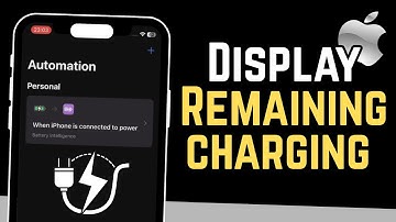 How to Display Remaining Charging Time on iPhone