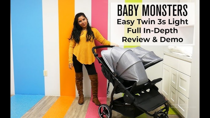 Cochecito De Paseo Gemelar Easy Twin 2.0 De Babymonsters