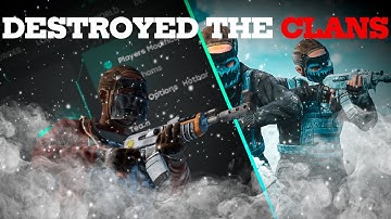 😈DESTROYED THE CLANS ft.MatrixCheats.io😈