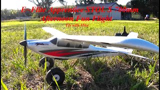 E~Flite Apprentice STOL S 700mm, Fun Flight, Fly with Mike