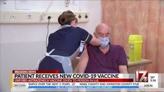 1st UK patient receives latest COVID-19 vaccine