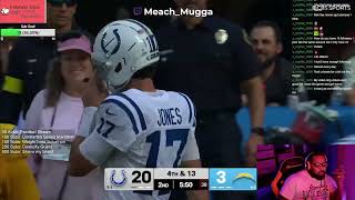 I REALLY FELL ASLEEP!! Chargers Vs Colts REACTION