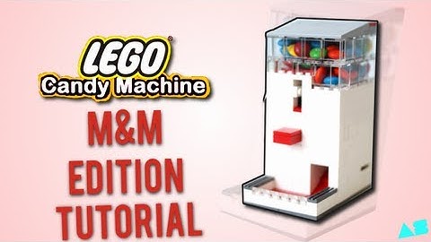 Lego Candy Machine (M&M Edition) Instructions Tutorial