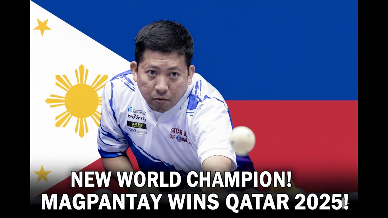 THE NEW WORLD CHAMPION! Jonas Magpantay vs Szymon Kural | 2025 Qatar World 10-Ball Cup Final