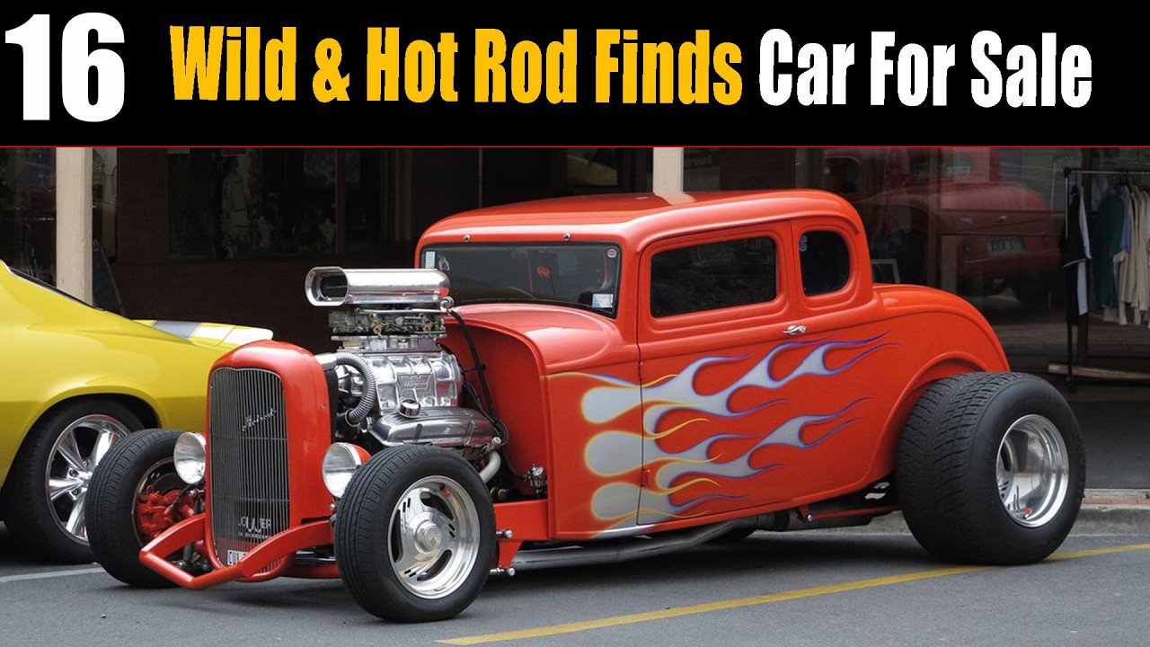 Топ-14 олдскульных хот-родов, выставленных на продажу (масл-роды, стрит-роды, тюнингованные хот-р...