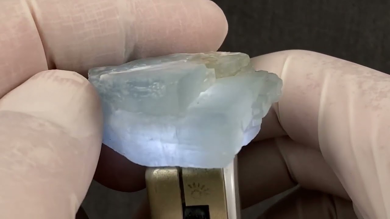 モロッコ産ブルーバライト原石 45.2g - パーフェクトストーン