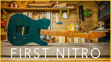 I Finally Tried Nitrocellulose Paint | Triple Telecaster Build | Part 5