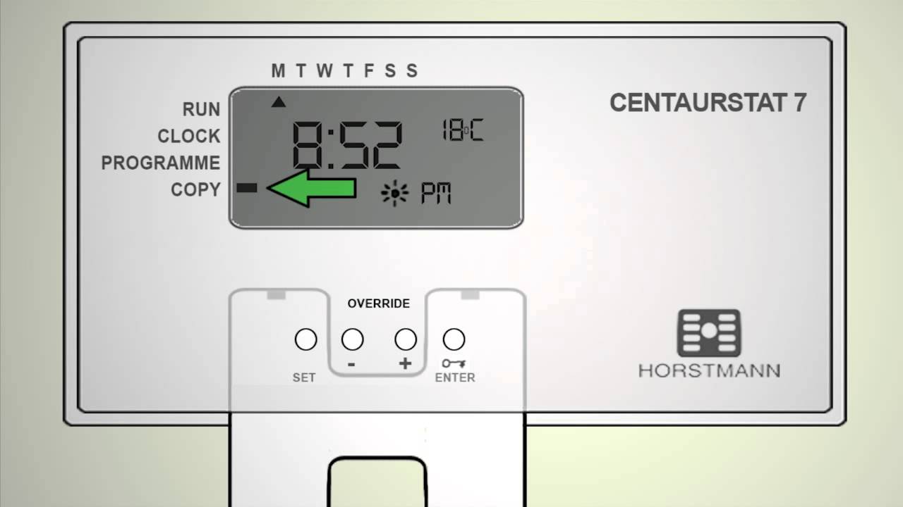 Video: How to programme your Horstmann thermostat - YouTube