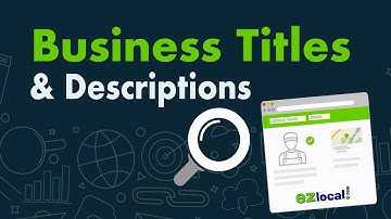 Adding Business Titles & Descriptions To Your Profile