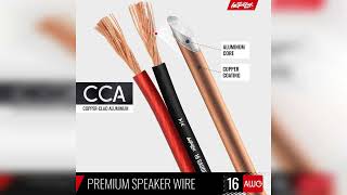 Review: Install Link 16 AWG Gauge Speaker Wire Cable (30 Feet) Stereo, Car or Home Theater, CCA