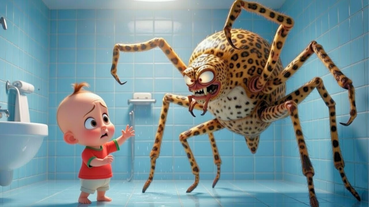 Wild Monster Animals in Bathroom Song | Animals for Kids | Tiny Miny Media Baby Songs