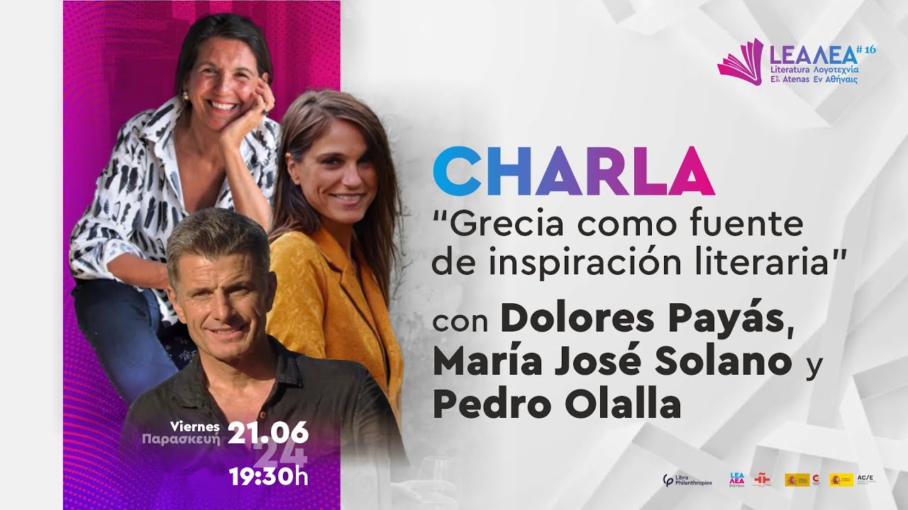 CHARLA | “Grecia como fuente de inspiración literaria”