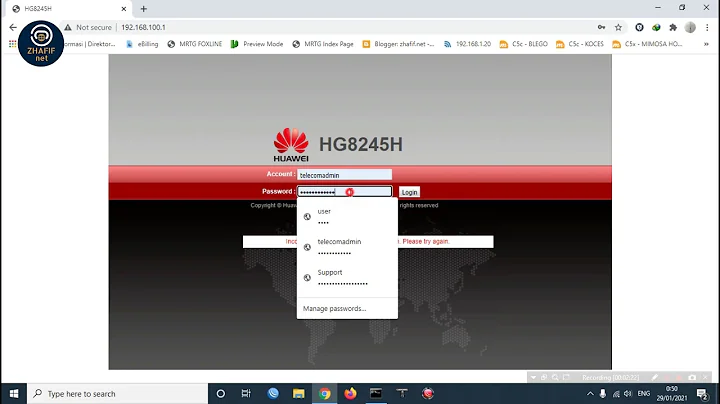 PASSWORD SUPERADMIN HUAWEI HG8245H GIG INDOSAT