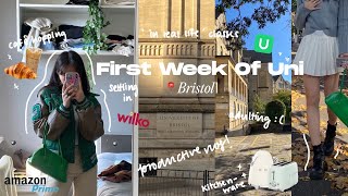 productive first week in uni // settling in, exploring, classes