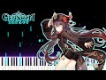 Genshin Impact OST / PV Music - Hu Tao: Let the Living Beware | [Piano Cover] (Synthesia)「ピアノ」