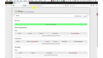 Getting started with iPeer