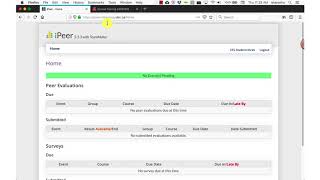 Getting started with iPeer