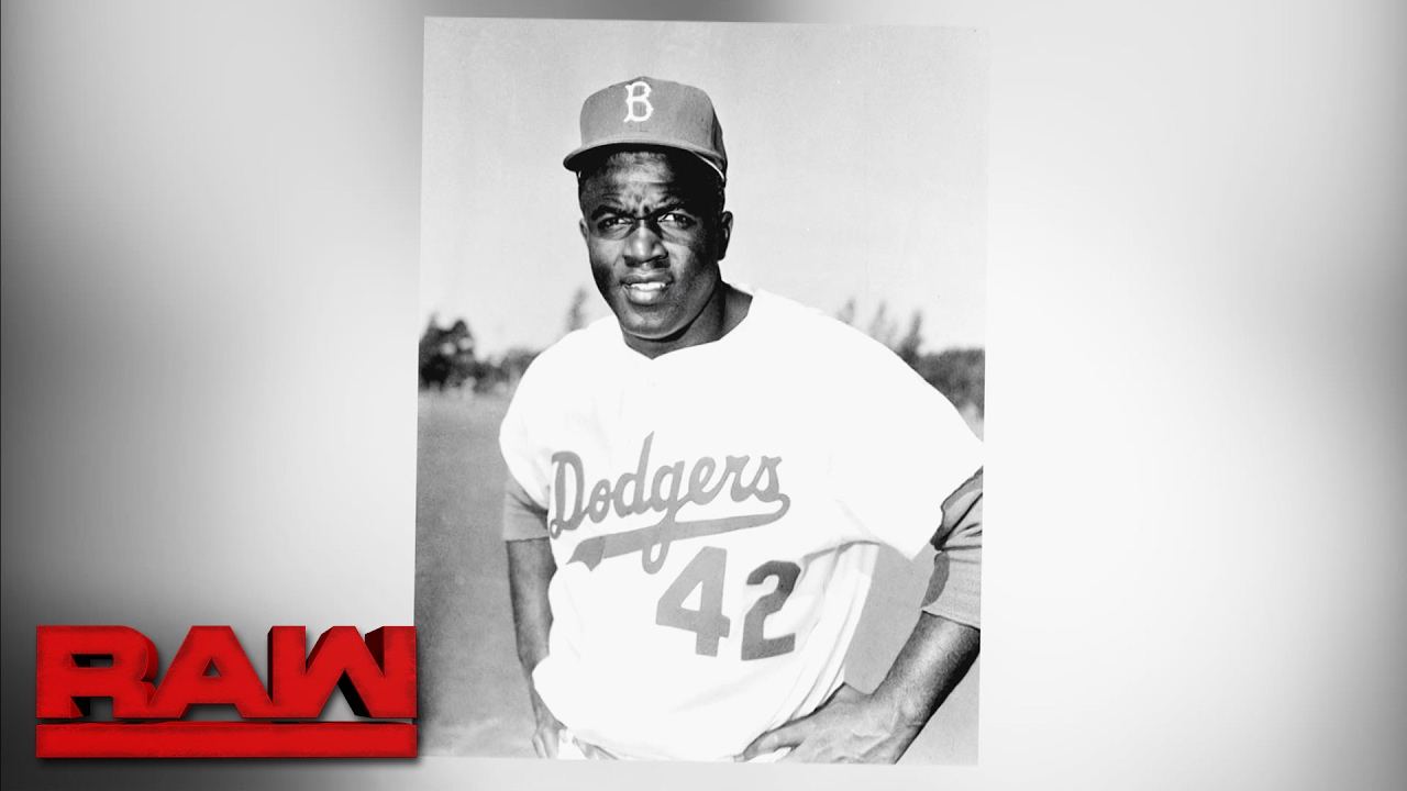Download WWE pays tribute to Jackie Robinson in celebration of Black History Month: Raw, Feb. 6, 2017
