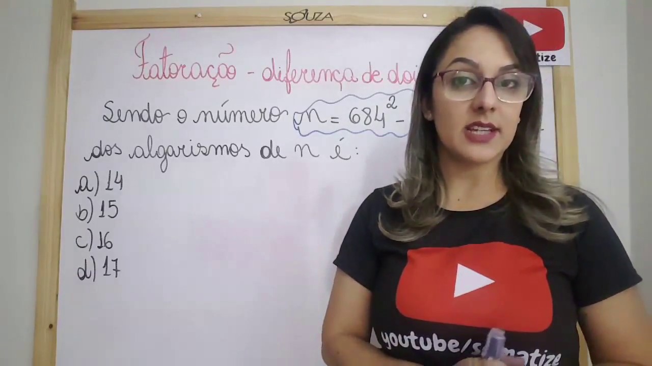 Exercícios de concursos sobre FATORAÇÃO - Professora Edna Mendes