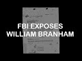 FBI Confirms William Branham