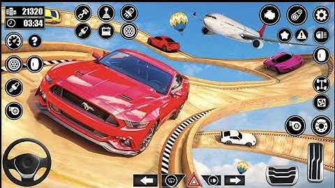 GT Car Stunt Master 3D - Mega Ramp Racing Car Mode -  GamePlay