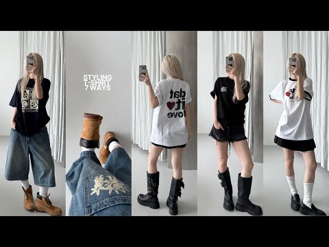 여름 반팔 스타일링 7개 🌞🧡 10 ITEMS FOR SUMMER