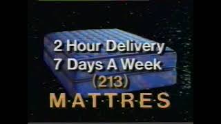 Dial A Mattress Commercial (1988)