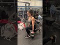 Chantel Souza walking lunges with kettle bells #legs #quads #glutes #bikini