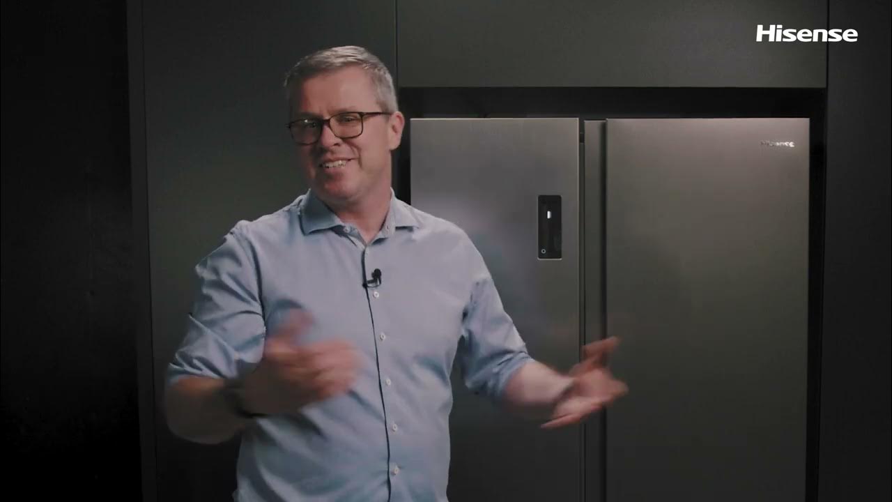 Hisense Side-by-Side Refrigerator RS711N4ACE (742531) - YouTube
