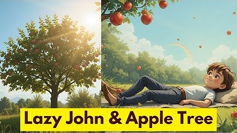 The Lazy Boy and the Apple Tree | A Story of Hard Work and Patience | Short Moral Stories