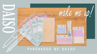 【ダイソー購入品】make me up シリーズ A5ノート ふせん｜ぴーすけチャンネル