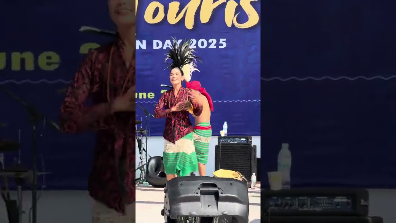 Wehali Timor Leste Performa dansa Colosal Rabilau iha evento Loron Maritima mundial 08/06/2025