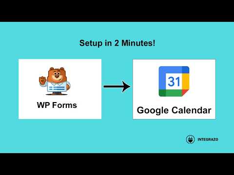 WP Forms to Google Calendar Integration in WordPress (Free Plugin) | Integrazo Automator