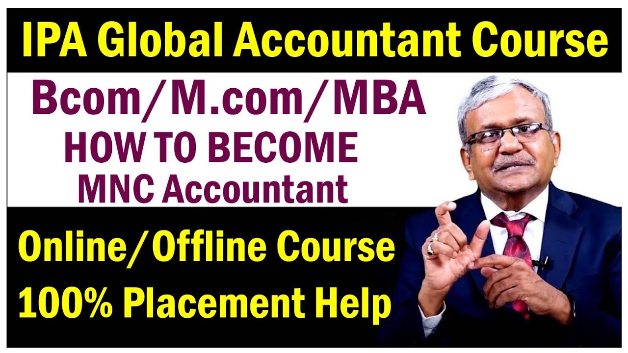 Finance & Accountant Jobs | IPA Jobs | Global Accounting Jobs | Prakash Garu | SumanTV Education
